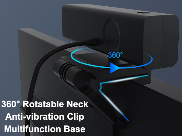 web camera for desktop computer with speakers