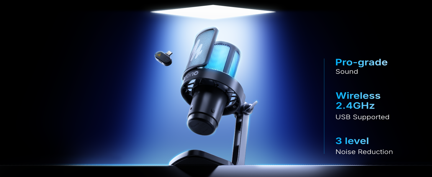 DGM20W wireless gaming mic