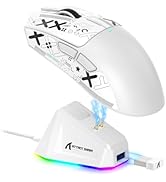 ATTACK SHARK X11 Lightweight Wireless Gaming Mouse with RGB Charging Dock,Tri-Mode-2.4G/USB-C Wir...