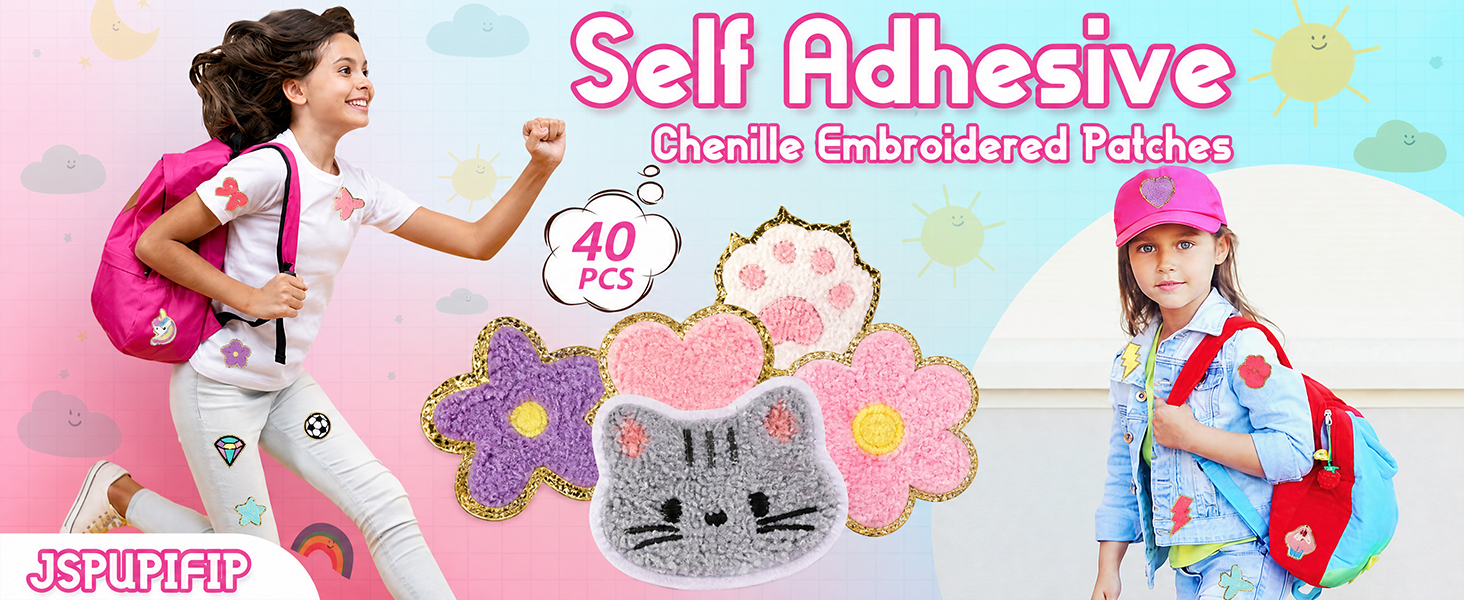 Chenille Embroidered Patches