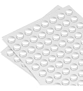 TIONTURE 128 Pcs Cabinet Door Bumpers Cabinet Bumpers Clear Cabinet Stoppers Rubber Clears Diamet...