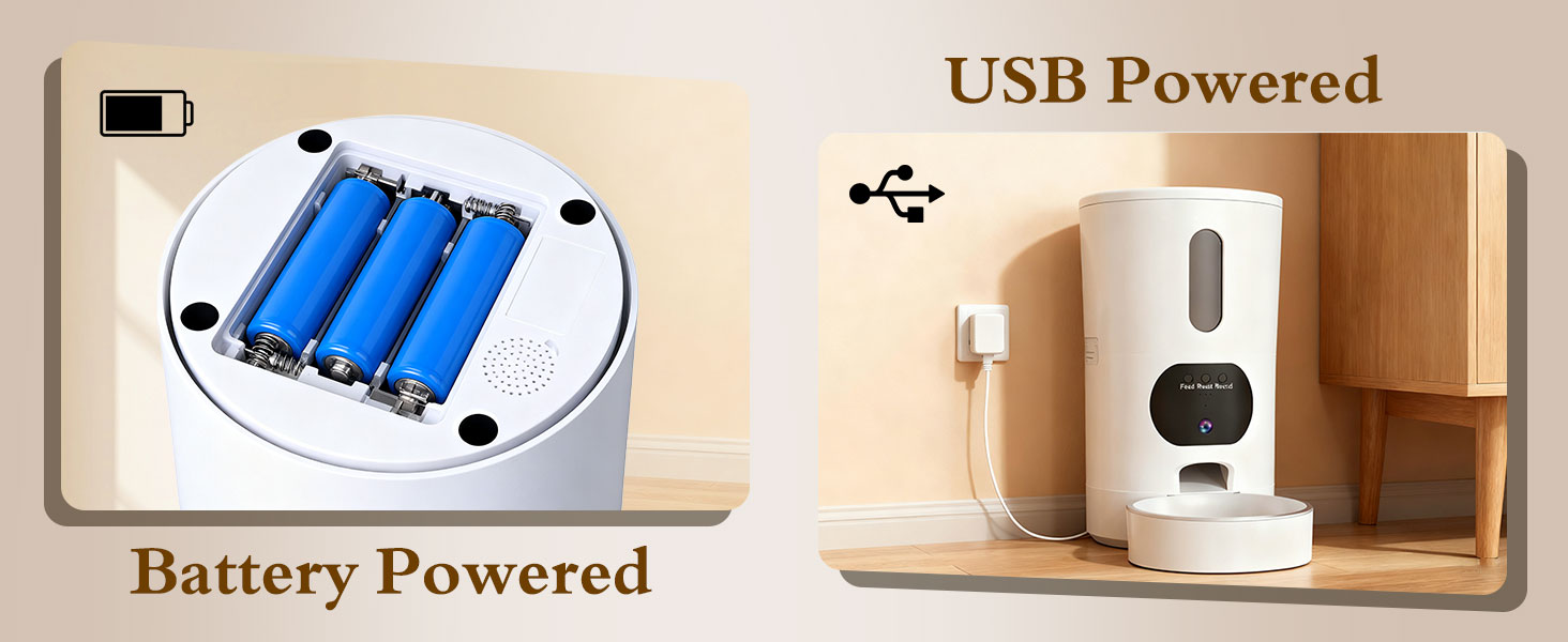 automatic cat feeder with camera