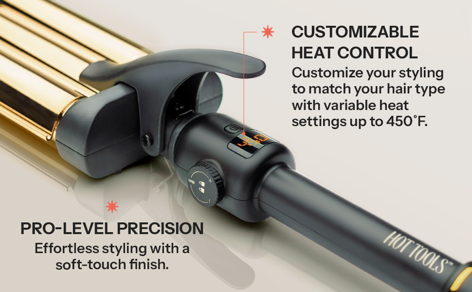 Heat Settings up to 450 degrees fahrenheit with pro level precision