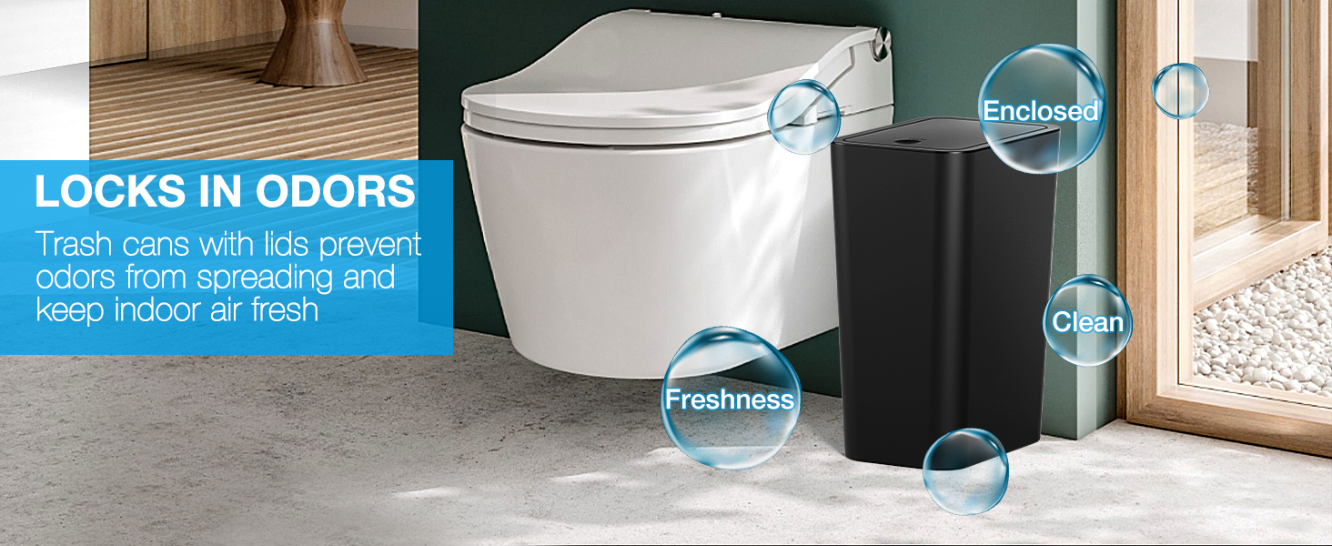 bathroom trash can