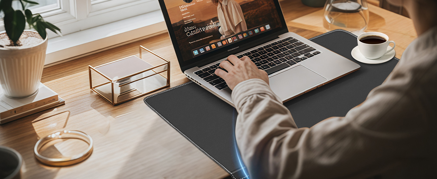 table protector pad,waterproof desk mat,ergo collect sewn leather desk mat