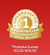 Chloraseptic Children’s Sore Throat Spray, Cherry-Licious, 6 oz