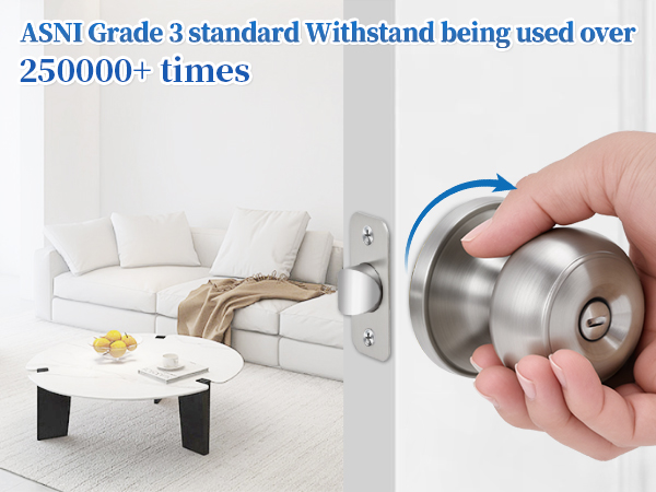 satin nickel door knob