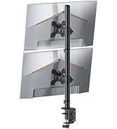 Dual Monitor Stand for 13-27'' Wide Monitor Desk Arm up to 44lbs Adjustable Stacked Double Monito...