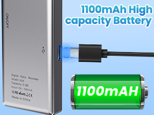1100mAh Rechargeable Battery