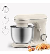10 Speeds Stand Mixer With Bowl 6.5QT Stainless Steel, Electric Kitchen Stand Up Mixer for Baking...