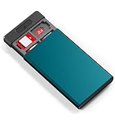 HEIYING Switch Game Card Case for Switch 2/OLED/ Lite Game Cards, Metal Switch Game Holder with 2...
