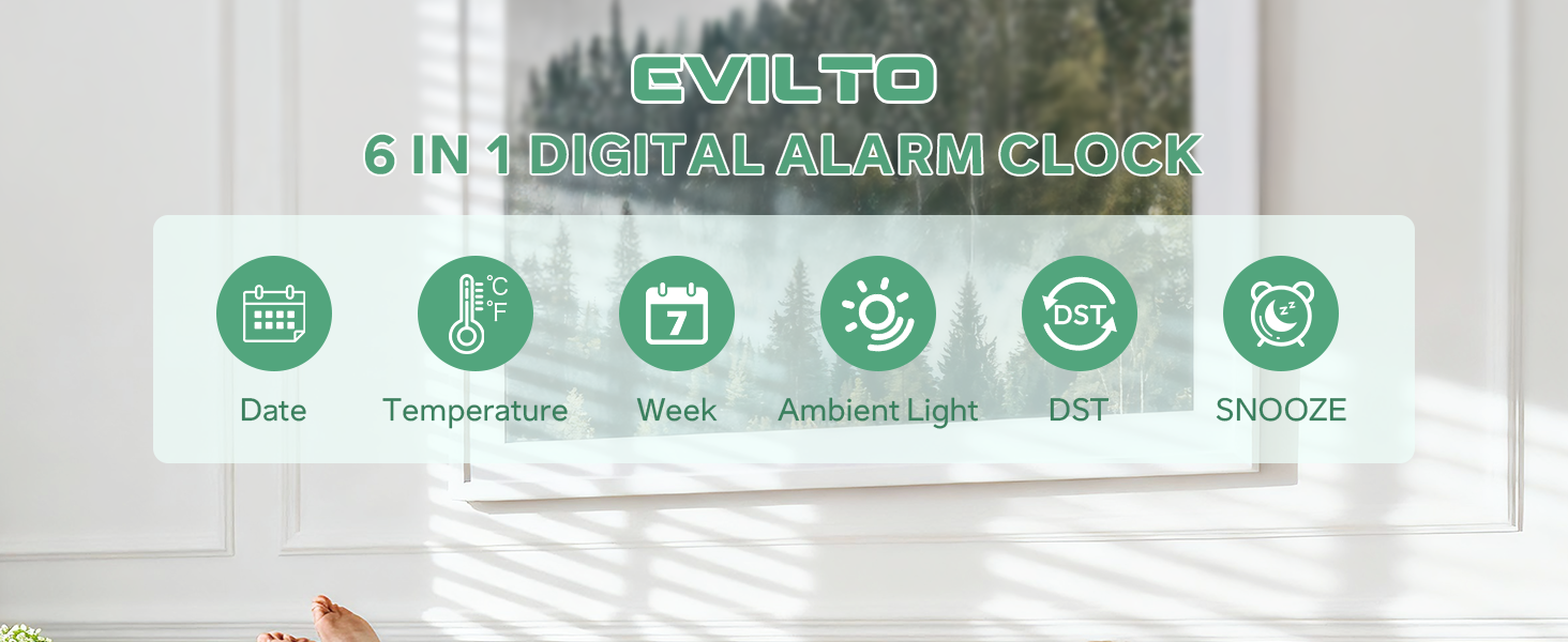 alarm clocks for bedrooms