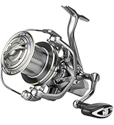 RUNCL Fishing Reels Spinning – Long Distance Casting Saltwater Spinning Reel, High Capacity, 17+1...