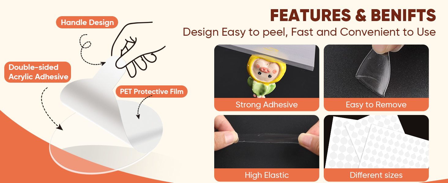 adhesive dots