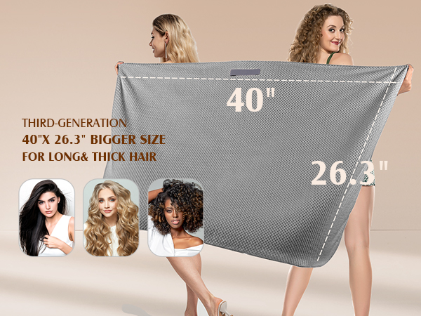 YFONG Microfiber Hair Towels