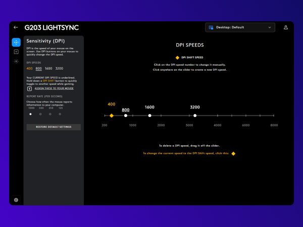 Logitech G203 Wired Gaming Mouse 
