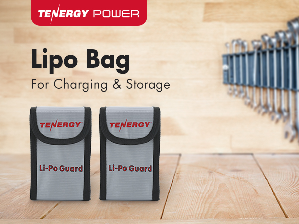 Tenergy power Lipo bag for charging and storage
