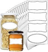 Hybsk Removable Freezer Food Labels for Jars Easy Peel Off - Frozen Food Storage Labels That Leav...