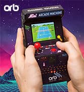 Thumbs Up Mini Arcade Machine, 240 in-Built Games, 8-Bit Retro Arcade Games, 2.5” Full Colour Scr...