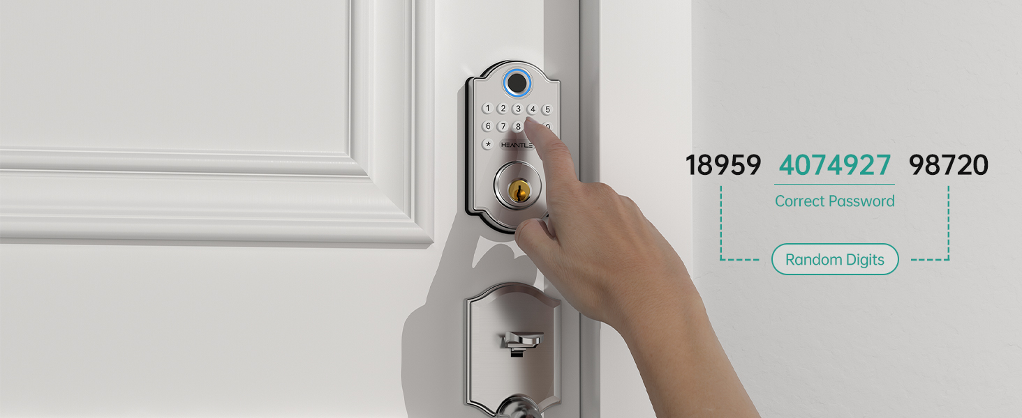 smart front door lock set