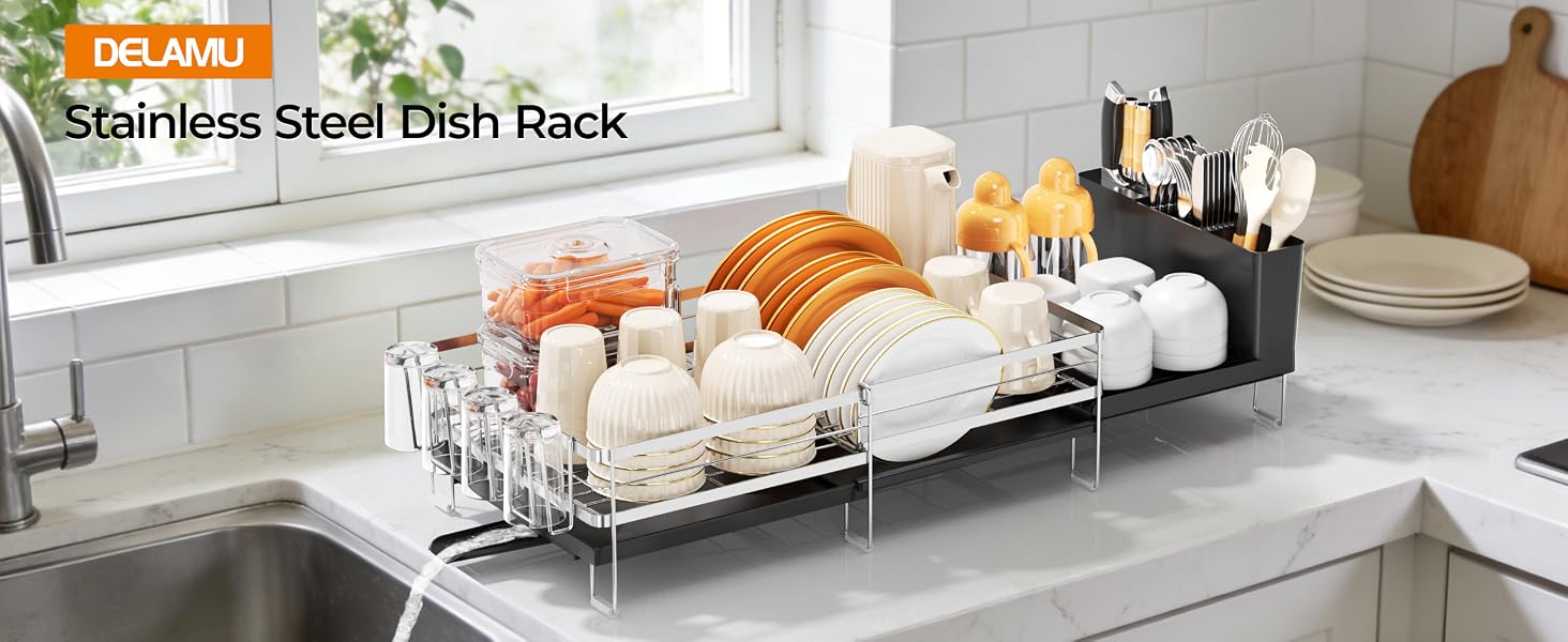 kitchen dish drying rack
