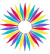 30 Pcs Multicolored Dental Elastic Rubber Bands Placers for Braces Disposable Plastic Orthodontic...