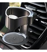 QIIYCCE Cup Holder for Car, Cup Holder Expander for Car Air Vents, Car Ashtray Holder, Suitable f...