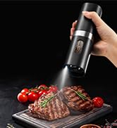 Electric Salt and Pepper Grinder Set