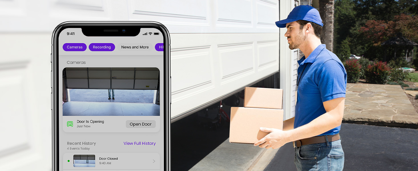 Stop porch pirates with safer package deliveries and watch the courier in real-time