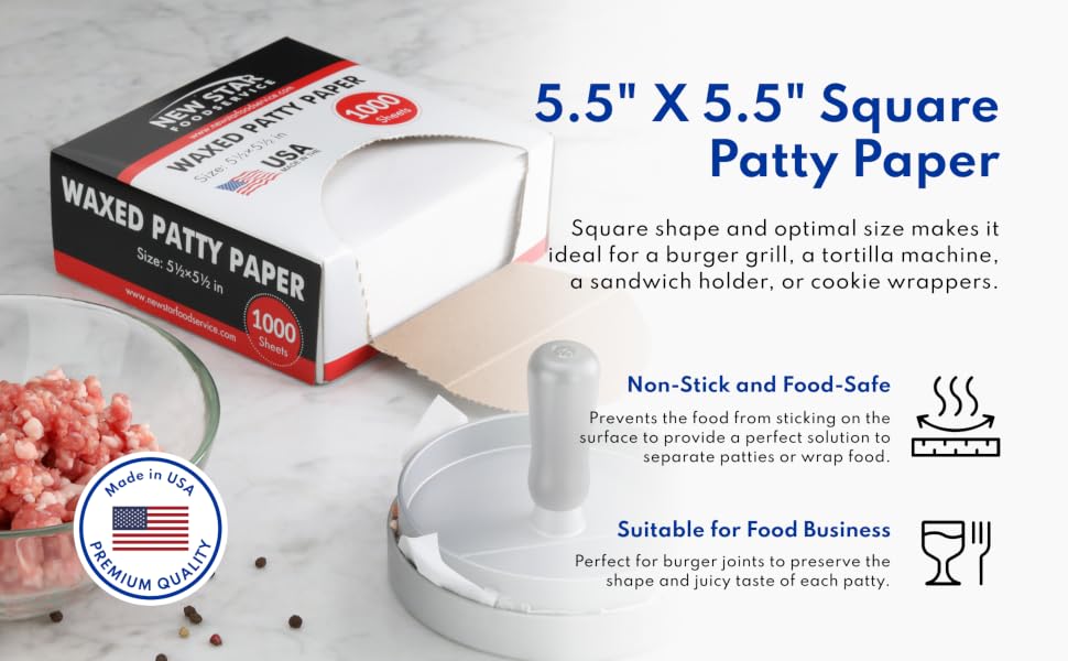 Stick Wax Patty Paper