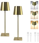 MIOBLUE 2 Rechargeable Desk Lamps, Portable LED Desk Lamps, Powered by 5200mAh Batteries, with Th...