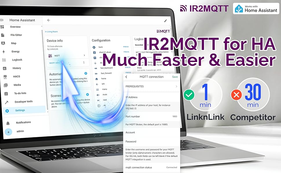 IR2MQTT for HA, Much Faster and Easier