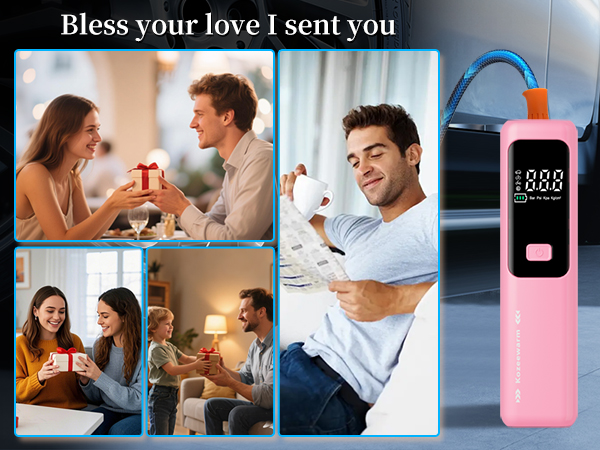 Cordless Tire Inflator Portable Air Compressor