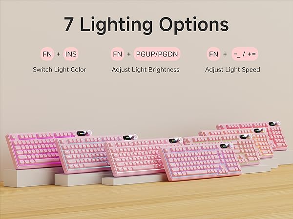 led keyboard and mouse mouse keyboard combo keyboard and mouse set wireless rgb keyboard