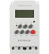 Baomain Timer Switch KG316T-II 220V DIN-Rail LCD Micro-Computer Electric Power Time Controller wi...