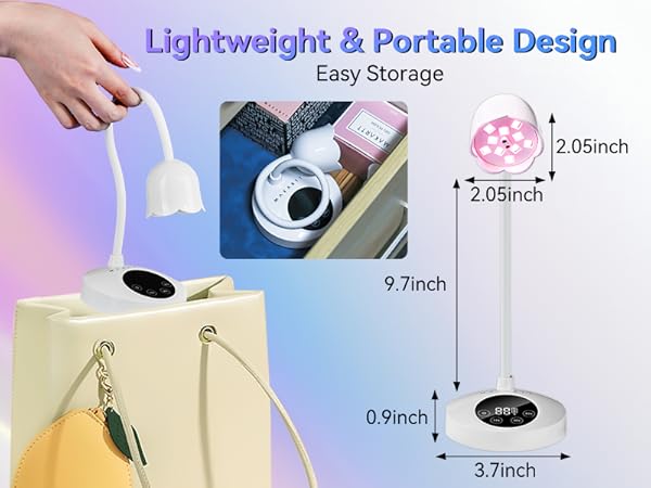 cordless uv led nail lamp led nail light for gel nails