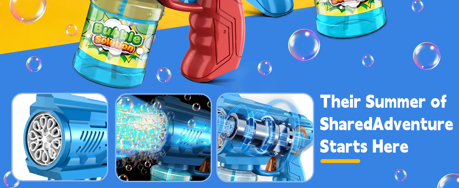 bubble gun 2 pack