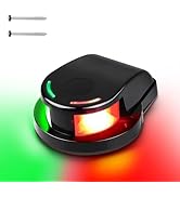 Linkstyle Boat Navigation Light, LED Lights IP67 Waterproof for Bow, Pontoon, Yacht, Power, Small...
