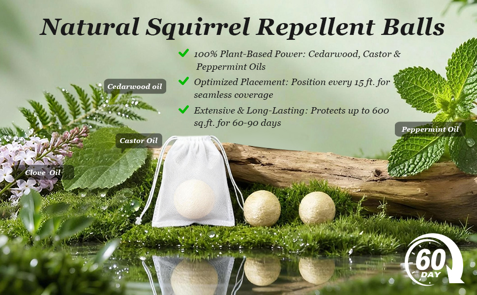 Squirrel Repellent Balls
