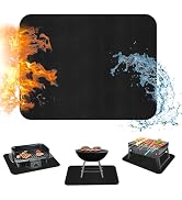LXLZSH 24×31 inches Heat Resistant Grill Mats for Countertop,Under Grill Mat for Outdoor Grill to...