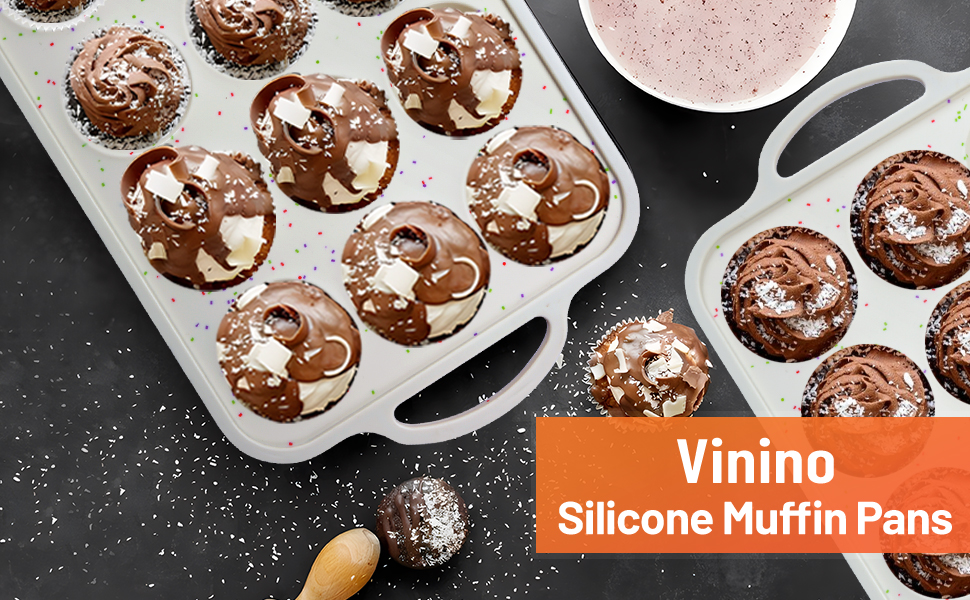 silicone muffin pans for baking