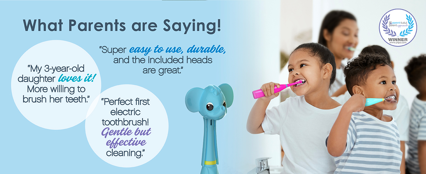 brusheez kids toothbrush kid safe beginners easy to use gentle fun characters