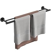 FORIOUS Double Towel Bar, 24 Inch Dual Towel Racks for Bathroom, Heavy Duty SUS304 Stainless Stee...