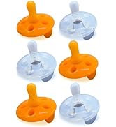Baby Shusher Pacifiers | 6pk of Soft Silicone Pacifiers | Hospital-Grade Silicone | Ventilated to...