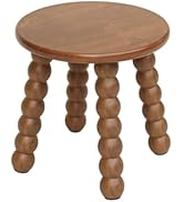 Masupu Solid Wooden Step Stool for Adults Kids, 11 inch Small Foot Stool, Non-Slip One Step Stool...