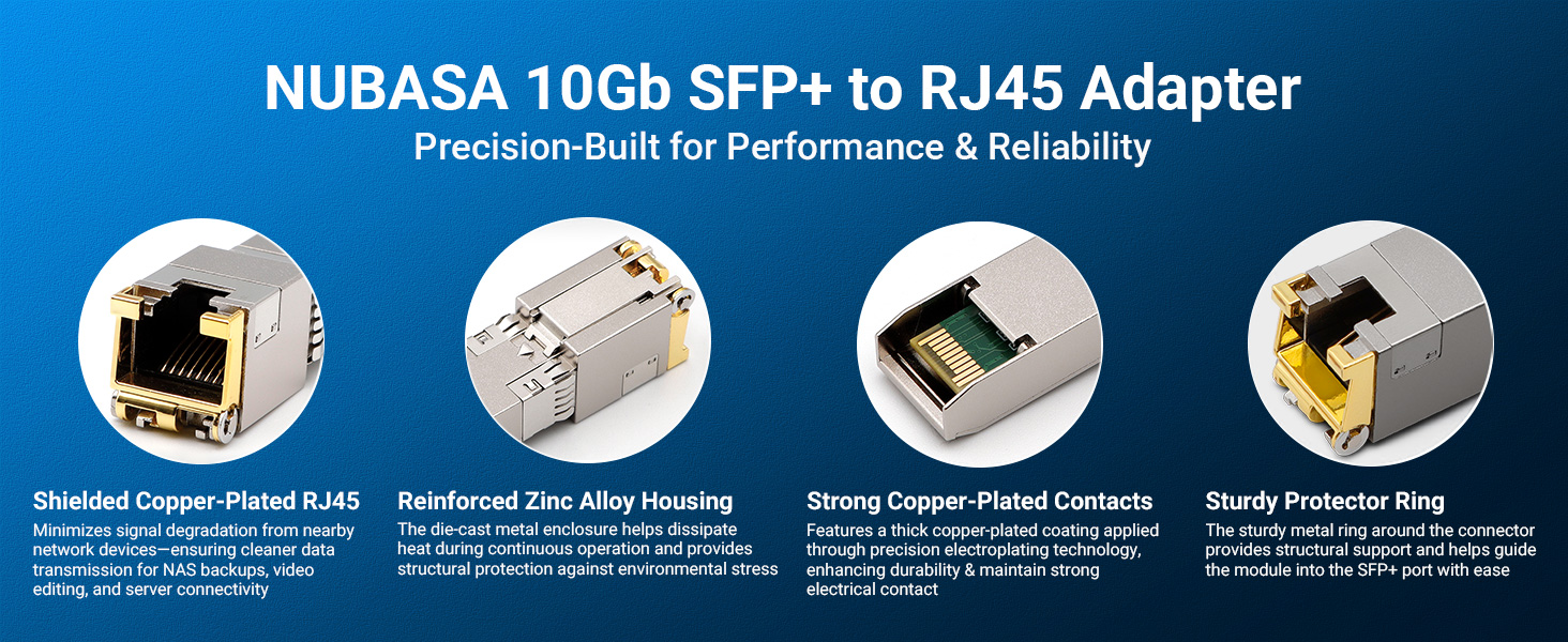SFP+ to RJ45 adapter