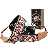 Padwa Lifestyle Red Vintage Embroidered Camera Strap - 2