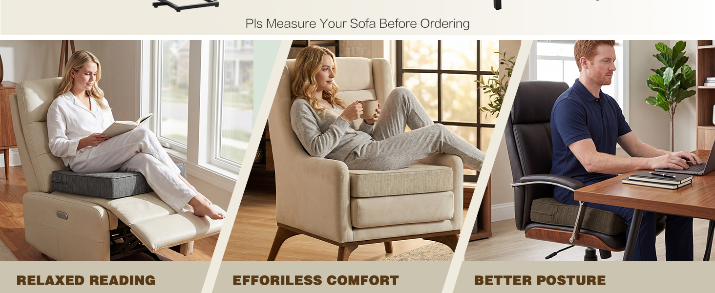 memory foam recliner cushion