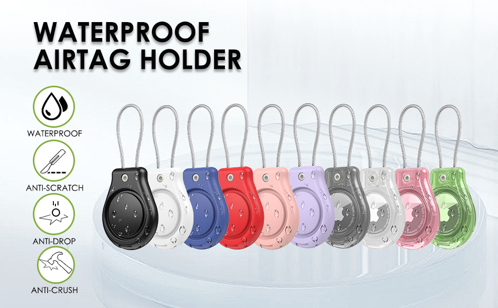 DUARABLE &amp;amp; WATERPROOF AIRTAG HOLDER WITH LOCK