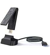 WAVLINK WiFi 7 USB Adapter for Desktop PC, BE6500 Tri-Band Wireless Network Adapter, New 6GHz Ban...